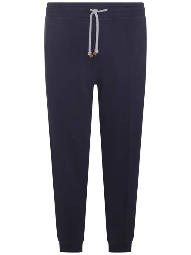 Men's Zipper Pocket Track Pants Navy - BRUNELLO CUCINELLI - BALAAN 4