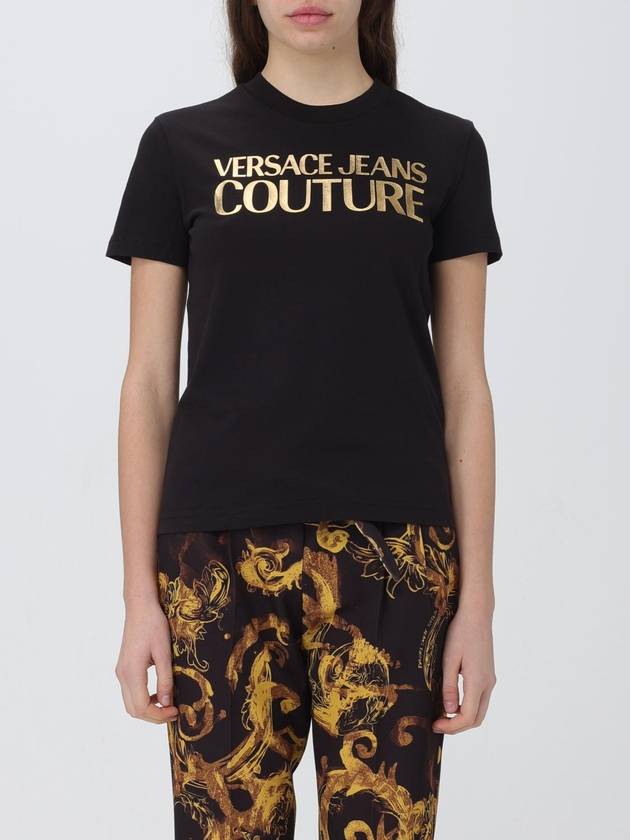 T-shirt con logo Versace Jeans Couture - VERSACE - BALAAN 1