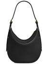 Heloise Cuir Triomphe Small Supple Calfskin Shoulder Bag Black - CELINE - BALAAN 3