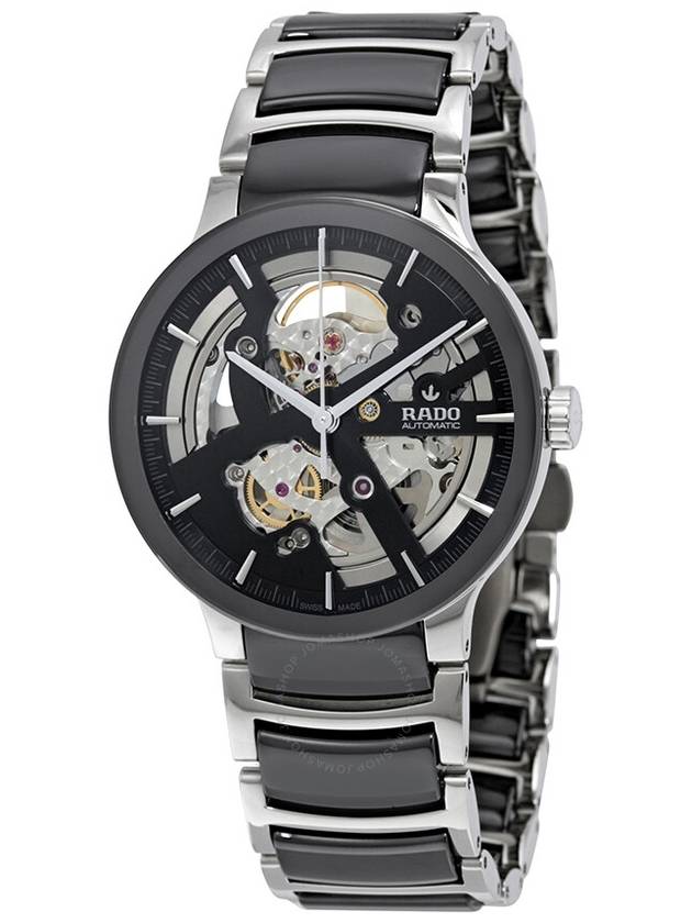 Rado Centrix Black Skeleton Dial Men's Watch R30178152 - RADO - BALAAN 1