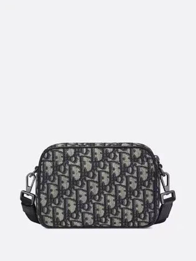 Safari Mini Oblique Jacquard Messenger Bag Beige Black - DIOR - BALAAN 6