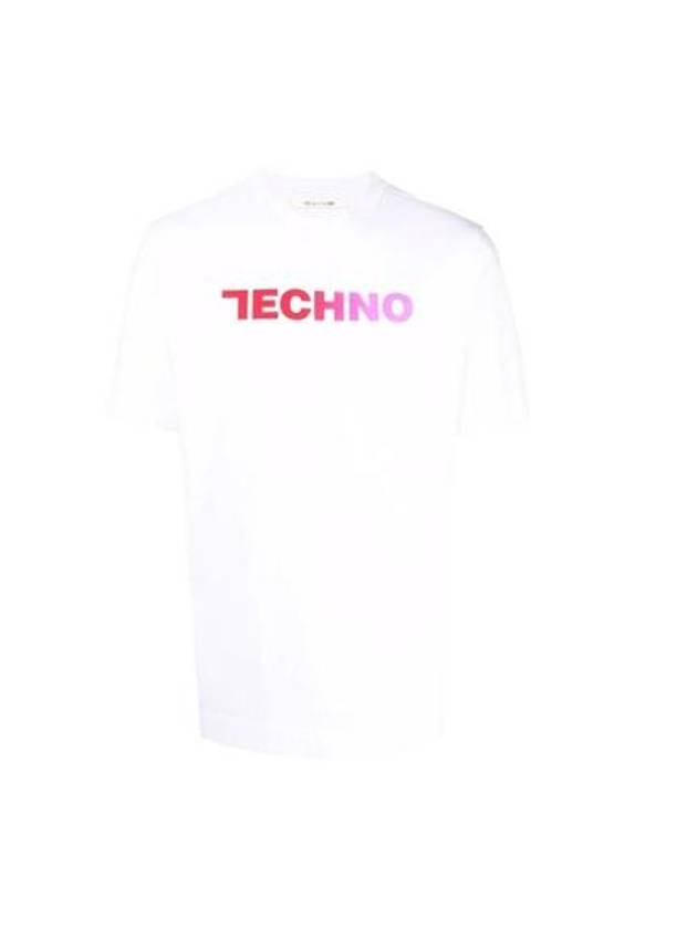 Techno Print Short Sleeve T-Shirt White - 1017 ALYX 9SM - BALAAN 2