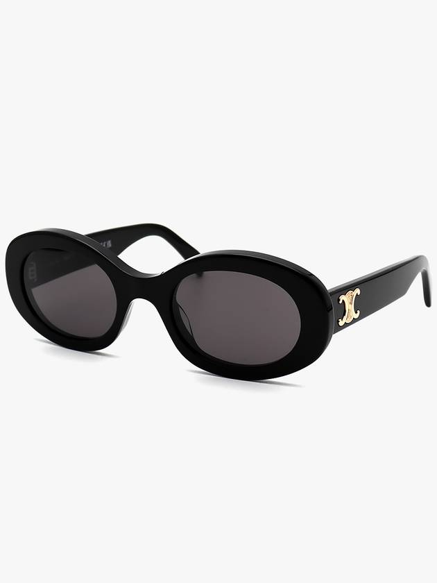 2024 Oval Triope Triomphe CL40194 black sunglasses - CELINE - BALAAN 2