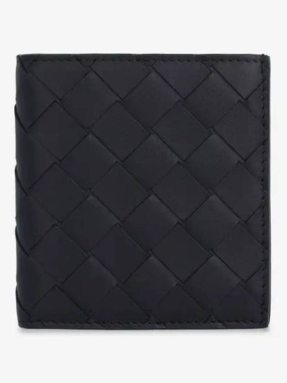 Intrecciato Slim Half Wallet Black - BOTTEGA VENETA - BALAAN 2