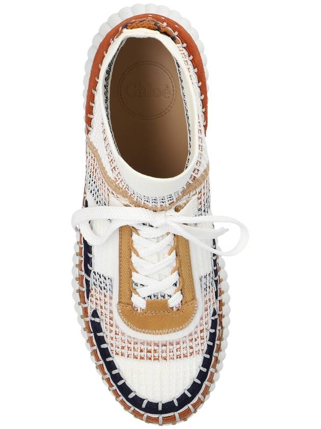 Chloé ‘Nama’ Wedge Sneakers, Women's, White - CHLOE - BALAAN 6