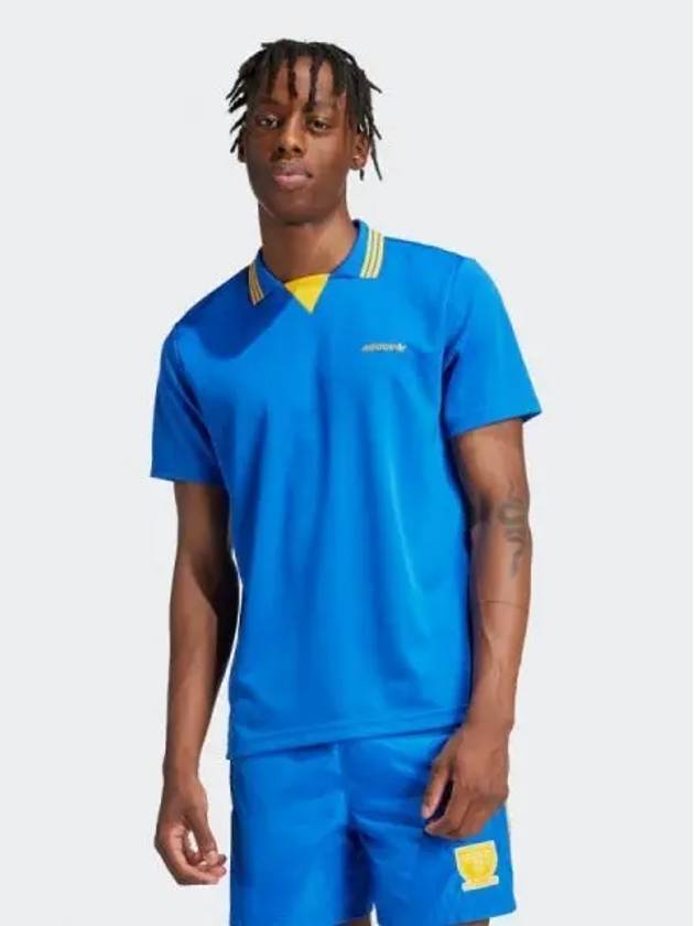 Polo t shirt BLUE - ADIDAS - BALAAN 1