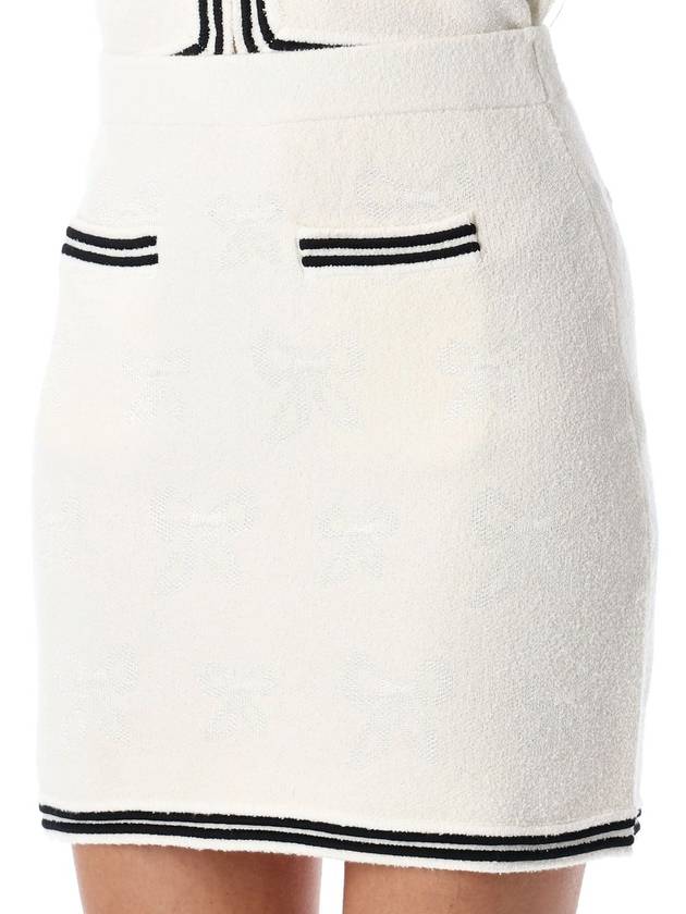 JACUQARD MINI SKIRT - SELF PORTRAIT - BALAAN 3