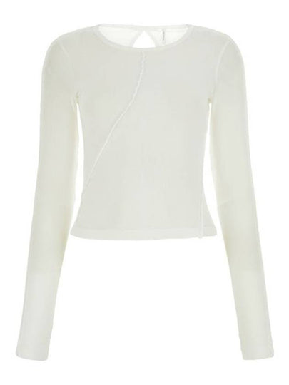 Twist Long Sleeve Long Sleeve T-Shirt White - HELMUT LANG - BALAAN 2