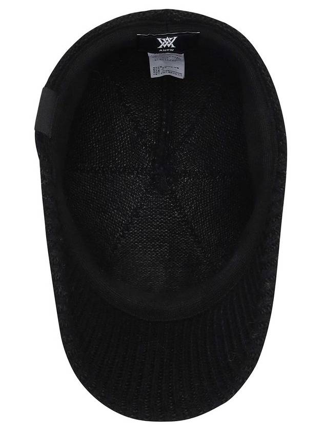 Official M OVERALL KNIT BALLCAP BK - ANEWGOLF - BALAAN 7