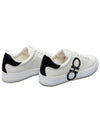 NUMBER Double Gancini Sneakers White 0747213 - SALVATORE FERRAGAMO - BALAAN 4