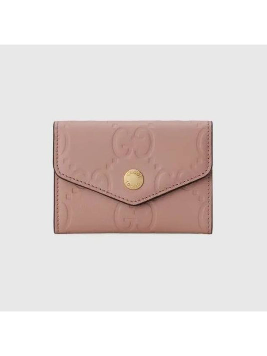 GG card case pink leather 772792AAC1Q5820 - GUCCI - BALAAN 1