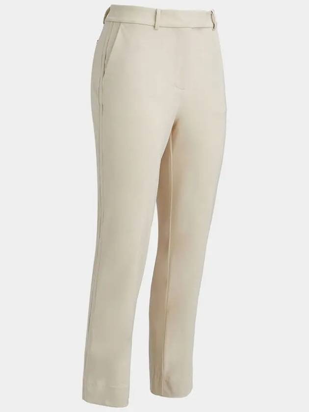 Women's Lux 4 Way Stretch Twill Straight Pants Beige - G/FORE - BALAAN 3