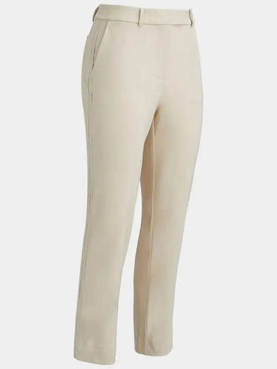 Women's Lux 4 Way Stretch Twill Straight Pants Beige - G/FORE - BALAAN 2