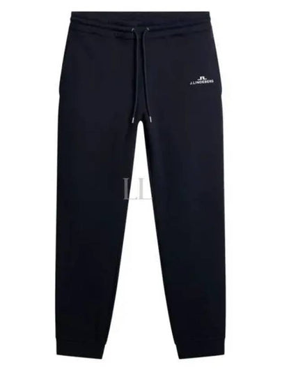 Alpha Logo Print Track Pants Navy - J.LINDEBERG - BALAAN 2