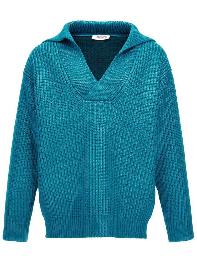 Valentino Garavani Valentino V-Neck Sweater - VALENTINO - BALAAN 1