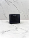 East West Leather Half Wallet Black - SAINT LAURENT - BALAAN 3