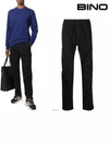 Men's Lens Wappen Pocket Banding Cargo Straight Pants Black - CP COMPANY - BALAAN.