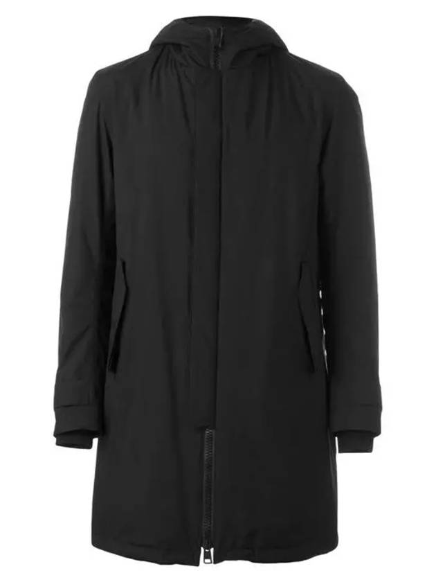 Single breasted padded coat black PI055UL 11121 9300 - HERNO - BALAAN 1