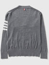 Thom Browne Merino Wool Knit 4 Bar Sleeve Classic Vneck Cardigan - THOM BROWNE - BALAAN 2