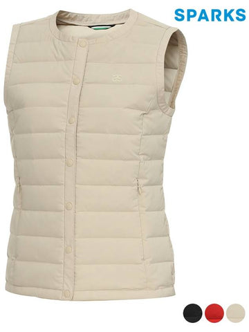 Duck Down Lightweight Padded Vest SN3LJV080 - SPARKS - BALAAN 1