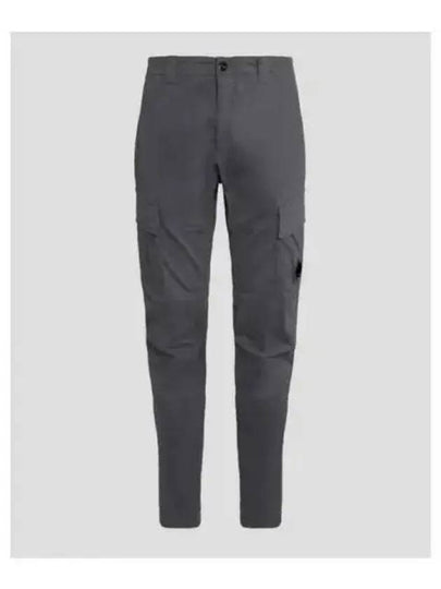 Stretch Satin Cargo Straight Pants Grey - CP COMPANY - BALAAN 2