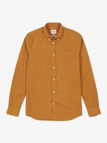 Anton Wright Twill Shirt Turmeric Yellow N4007908127 - NORSE PROJECTS - BALAAN 1