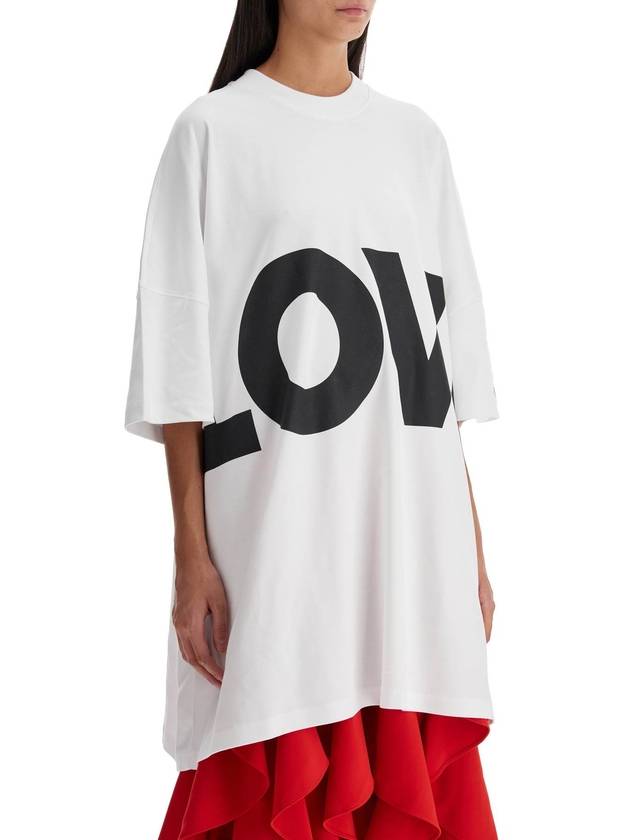 love t-shirt dress out - MOSCHINO - BALAAN 2