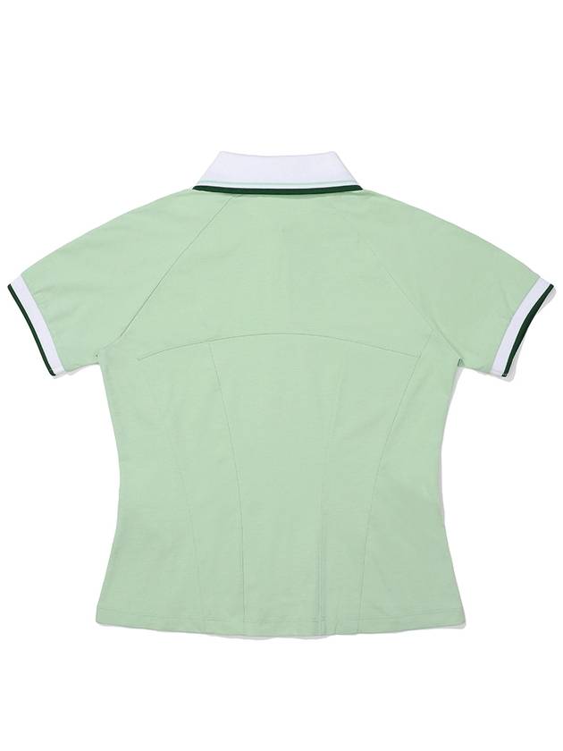 Raglan Sleeve Collar T-Shirt MINT WOMAN M3322PTS15MNT - MALBON GOLF - BALAAN 3