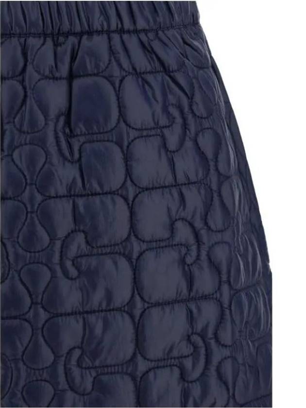 Shiny quilted skirt - GANNI - BALAAN 3