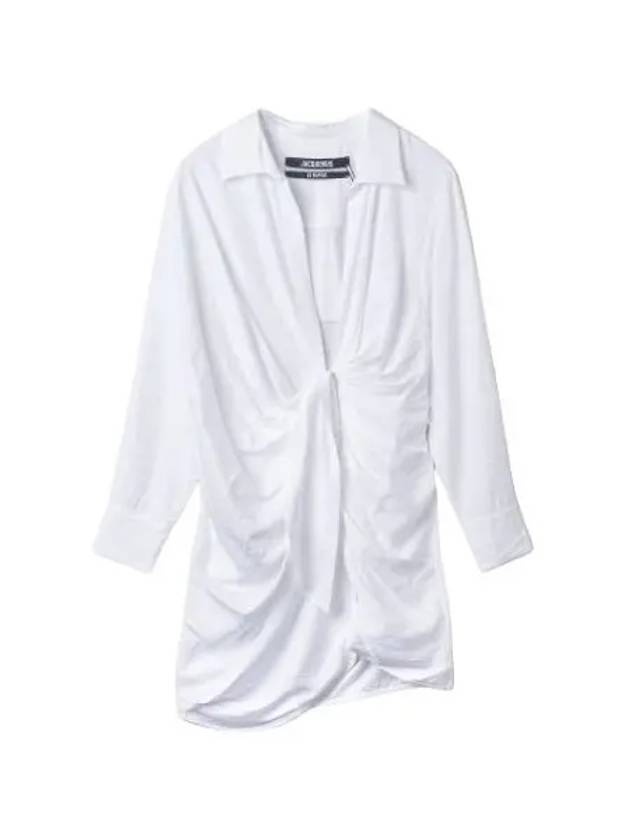 Jacquemus La Robe Bahia One Piece White - JACQUEMUS - BALAAN 1