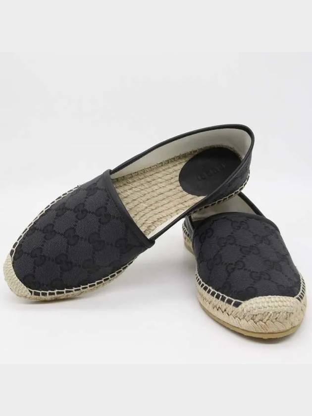 GG Canvas Espadrille Black - GUCCI - BALAAN 6