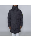 Wappen Patch Crinkle Reps Long Padding Black - STONE ISLAND - BALAAN 7