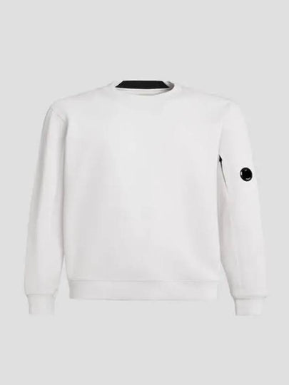 Diagonal raised fleece sweatshirt white 15CMSS022A005086W103 - CP COMPANY - BALAAN 2