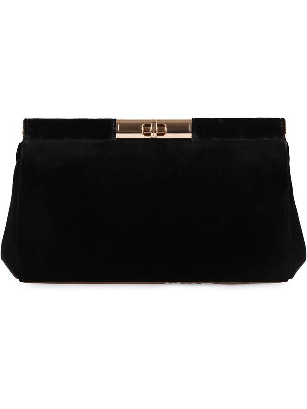 Dolce & Gabbana Marlene Velvet Clutch Bag - DOLCE&GABBANA - BALAAN 2