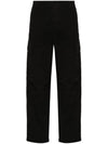 Micro Reps Loose Cargo Straight Pants Black - CP COMPANY - BALAAN 1