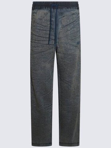 Diesel Indigo Cotton Pants - DIESEL - BALAAN 1