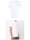 Fox Logo Patch Short Sleeve T-Shirt White - MAISON KITSUNE - BALAAN 5