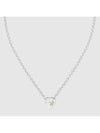 Trademark Chain Pendant Necklace Silver - GUCCI - BALAAN 4