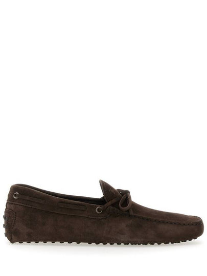 Men's Gommino Suede Driving Shoes Brown - TOD'S - BALAAN 2