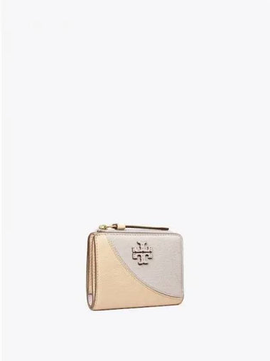 McGraw color block double sided card wallet half gray multi domestic product GM0023080949232 - TORY BURCH - BALAAN 1