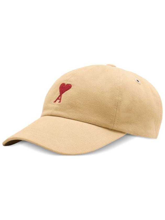 De Coeur Logo Ball Cap Sand - AMI - BALAAN 5