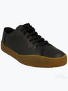 Men's Peu Terreno Leather Low Top Sneakers Black - CAMPER - BALAAN 2