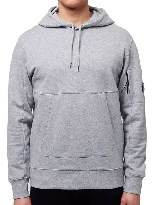 Diagonal Raised Fleece Hoodie Grey - CP COMPANY - BALAAN 2