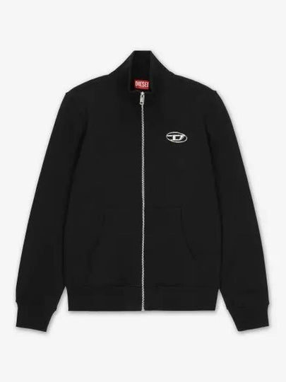 S Genie Zip Odi High Neck Up Jacket Black - DIESEL - BALAAN 2