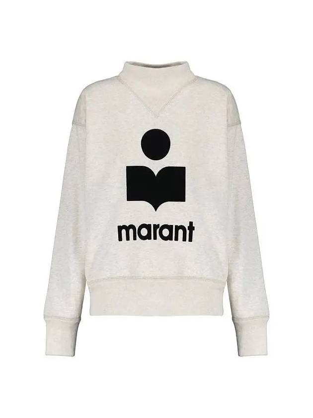 Moby Logo Print Sweatshirt Ecru - ISABEL MARANT - BALAAN 3