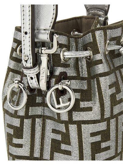 FF Jacquard  Bucket Bag Black - FENDI - BALAAN 8