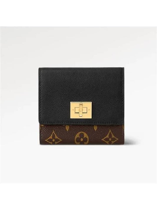 Victorine On My Side Half Wallet Black - LOUIS VUITTON - BALAAN 2