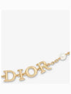 Revolution Logo Pearl Bracelet Gold - DIOR - BALAAN 3