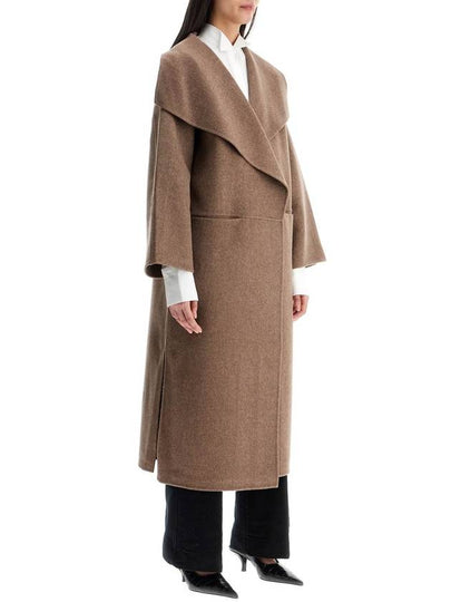 beige wool and cashmere kimono coat - TOTEME - BALAAN 2