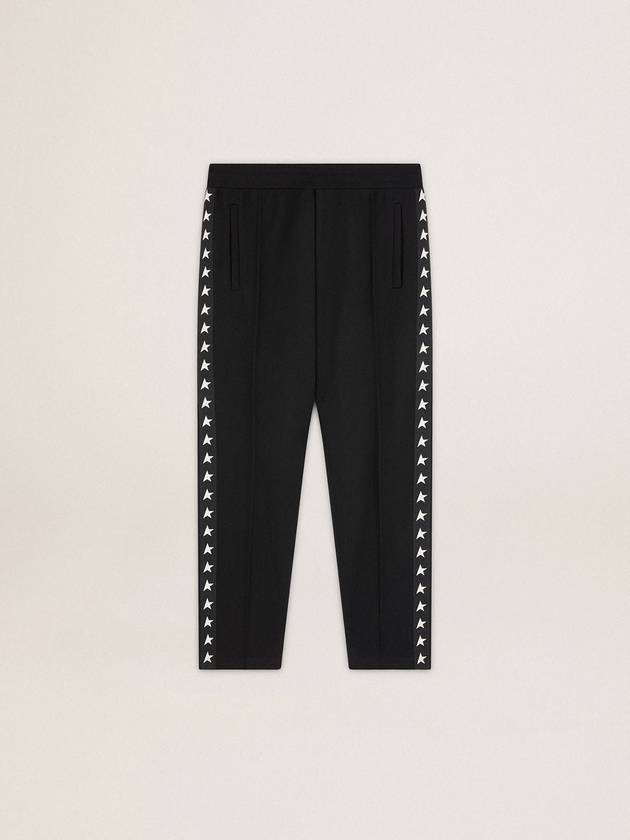 Men's Road Tapered Track Pants Black - GOLDEN GOOSE - BALAAN 2